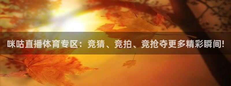 松鼠平台：咪咕直播体育专区：竞猜、竞拍、竞抢夺更多精彩瞬间!